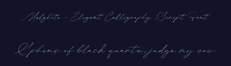 Melghita – Elegant Calligraphy Script Font by letterenastudios — Script Handwritten Font — thumbnail 2