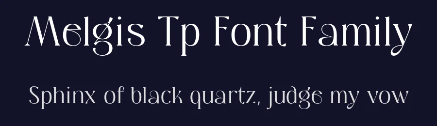 Melgis Tp Font Family by mixjpg — Serif Font — thumbnail 2