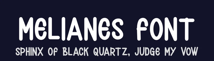Melianes Font by futuristypestudio — Display Font — thumbnail 2