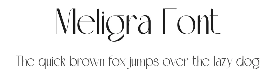 Meligra Font by hyperactype — Serif Font