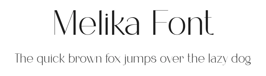 Melika Font by hyperactype — Serif Font