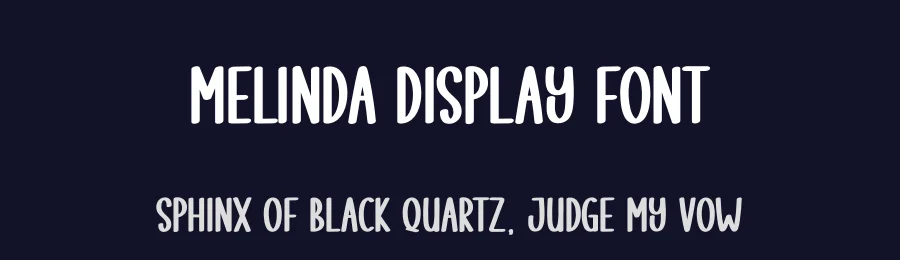 Melinda Display Font by Store_07 — Display Font — thumbnail 2