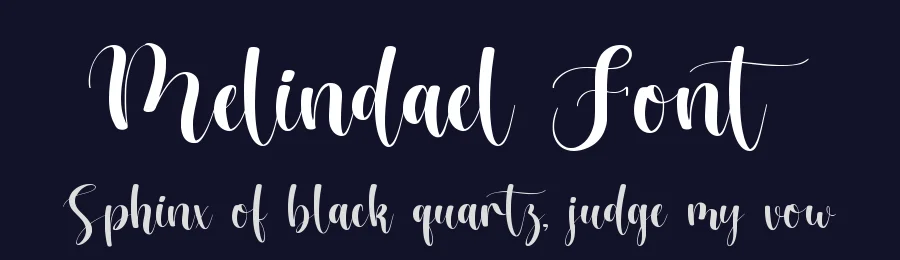 Melindael Font by qwrtype — Script Handwritten Font — thumbnail 2