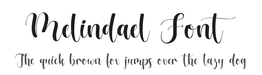Melindael Font by qwrtype — Script Handwritten Font