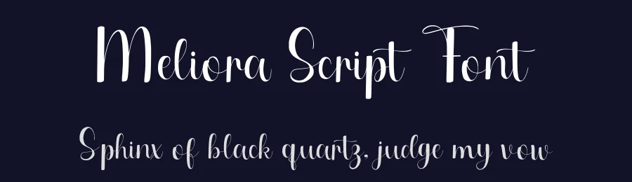 Meliora Script Font by Letterayu — Script Handwritten Font — thumbnail 2