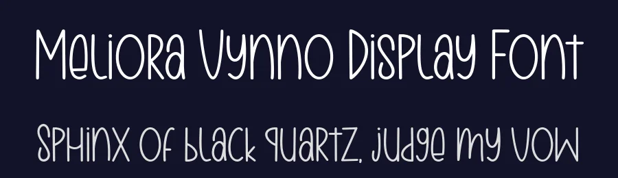 Meliora Vynno Display Font by Creatifontstudios — Decorative Font — thumbnail 2