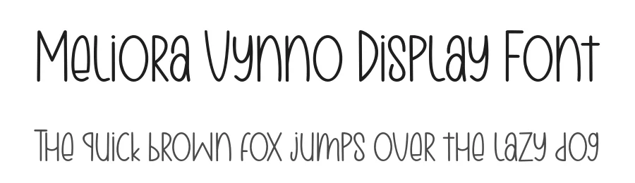 Meliora Vynno Display Font by Creatifontstudios — Decorative Font