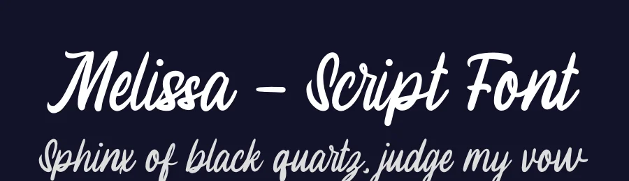 Melissa – Script Font by letterenastudios — Script Handwritten Font — thumbnail 2
