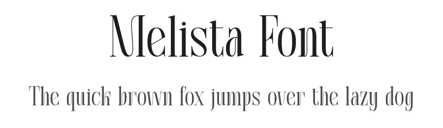 Melista Font by MaikoHatta — Serif Font