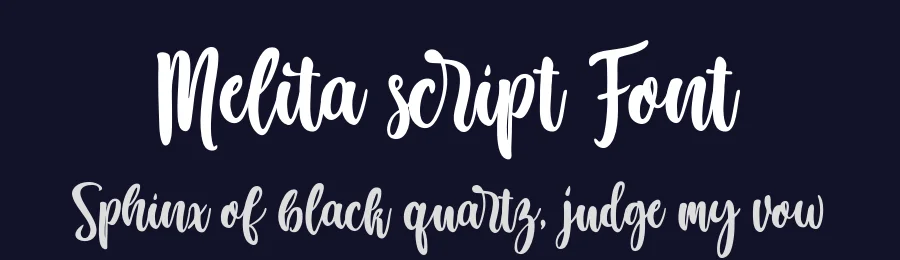 Melita script Font by Areatype — Script Handwritten Font — thumbnail 2