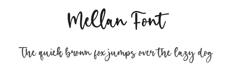 Mellan Font by metafontsy — Script Handwritten Font