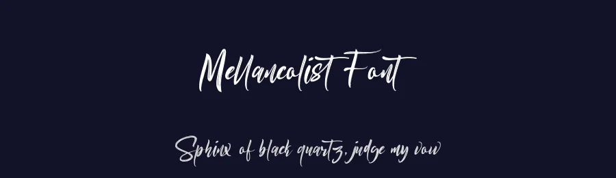 Mellancolist Font by Basnistudio — Script Handwritten Font — thumbnail 2