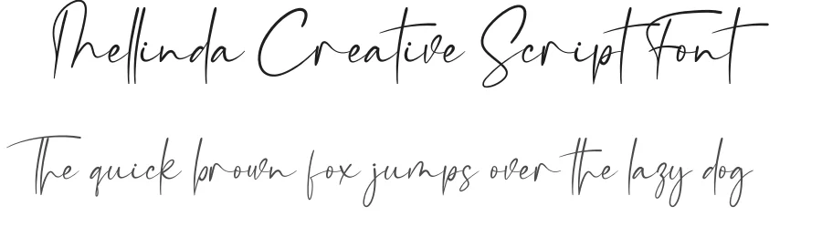 Mellinda Creative Script Font by andikastudio — Script Handwritten Font