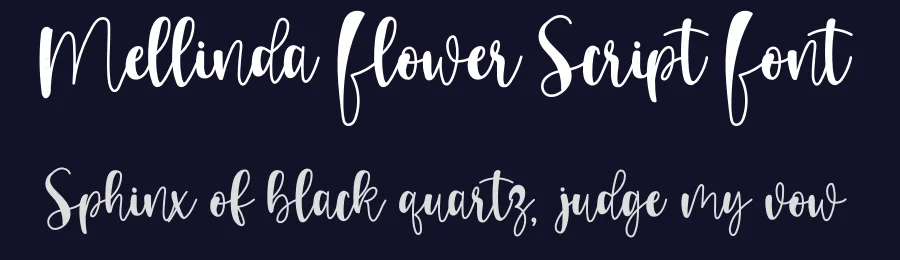 Mellinda Flower Script Font by andikastudio — Script Handwritten Font — thumbnail 2