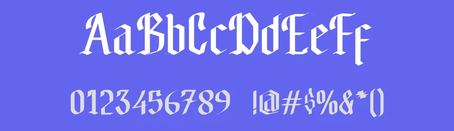 Mellizan Blackletter Font by hano.my.id — Blackletter Font — thumbnail 3