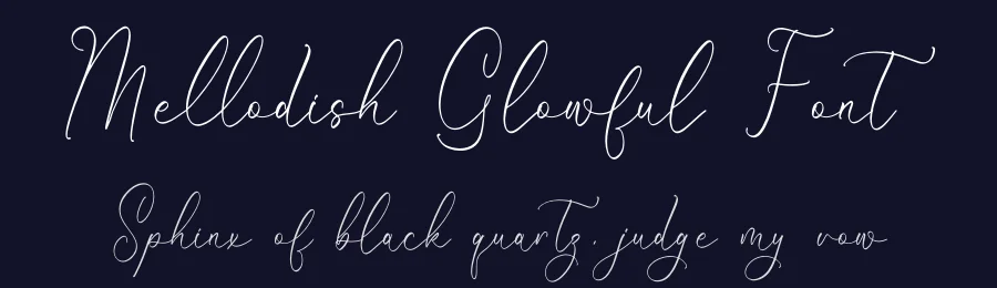 Mellodish Glowful Font by letterfabric — Script Handwritten Font — thumbnail 2