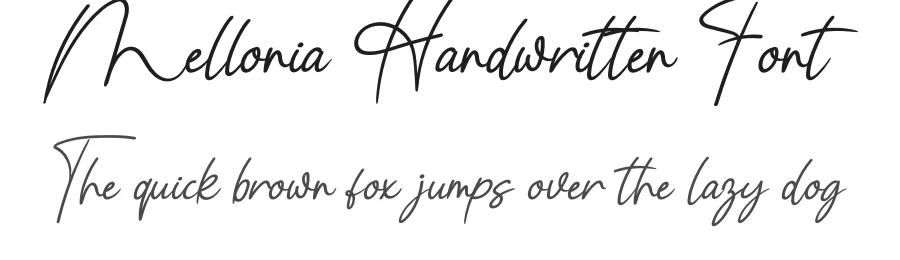 Mellonia Handwritten Font by andikastudio — Script Handwritten Font