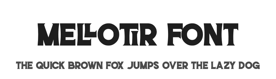 Mellotir Font by hayoyuka8 — Display Font