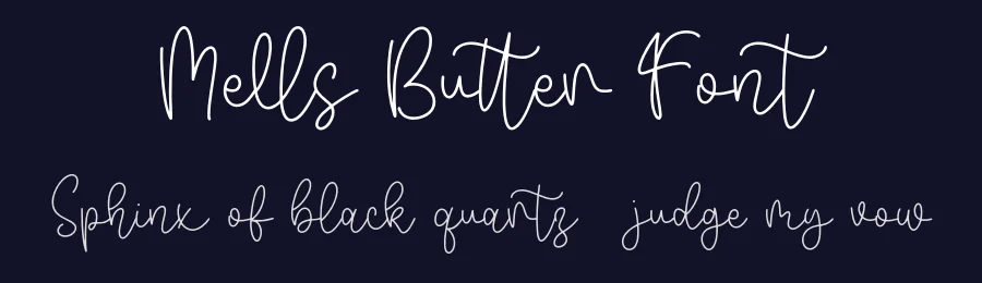 Mells Butter Font by Forberas Foundry — Script Handwritten Font — thumbnail 2