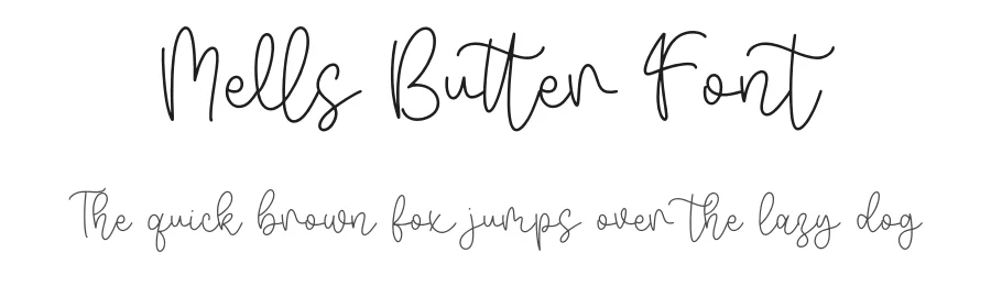 Mells Butter Font by Forberas Foundry — Script Handwritten Font