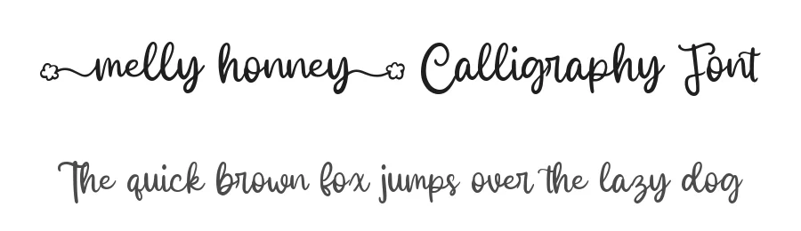 Melly Honney Calligraphy Font by Allouse.Studio — Script Handwritten Font