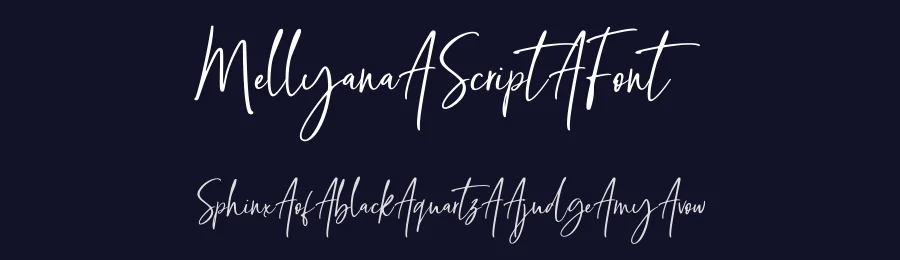 Mellyana Script Font by sizimon — Script Handwritten Font — thumbnail 2