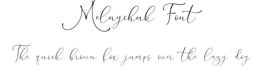 Melnychuk Font by sizimon — Script Handwritten Font