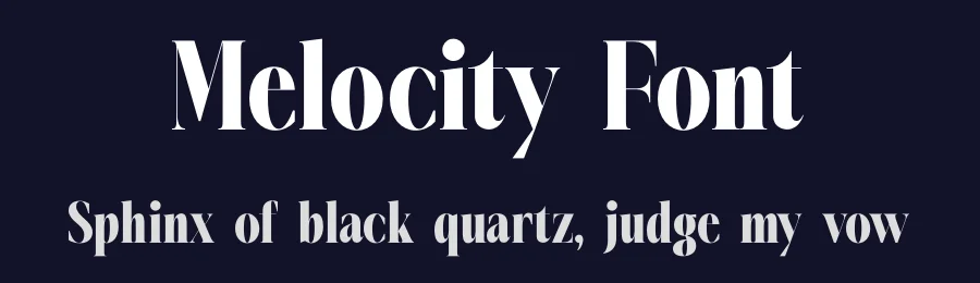 Melocity Font by timelesstype.co — Display Font — thumbnail 2