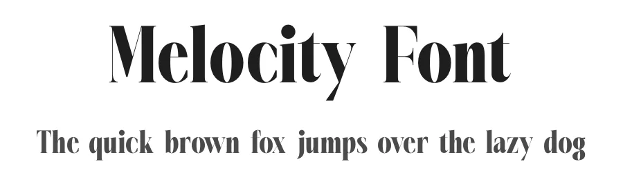 Melocity Font by timelesstype.co — Display Font
