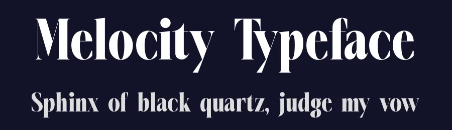 Melocity Typeface by timelesstype.co — Display Font — thumbnail 2