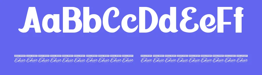 Melodic Bounce Font by edricstudio — Display Font — thumbnail 3