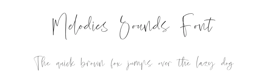 Melodies Sounds Font by stylishtype.co — Script Handwritten Font