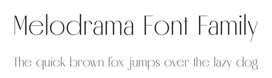 Melodrama Font Family by Indian Type Foundry — Sans Serif Font