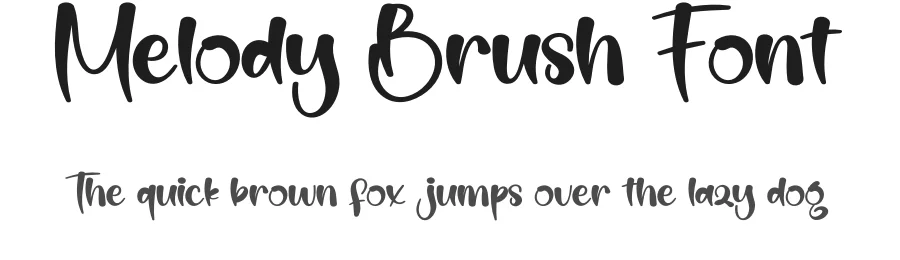 Melody Brush Font by creativeletter — Script Handwritten Font