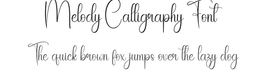 Melody Calligraphy Font by andikastudio — Script Handwritten Font