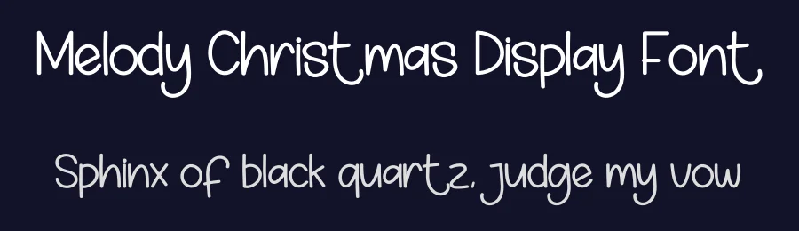 Melody Christmas Display Font by creativeletter — Display Font — thumbnail 2