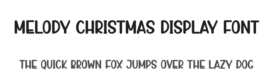 Melody Christmas Display Font by andikastudio — Display Font