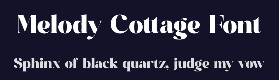 Melody Cottage Font by timelesstype.co — Display Font — thumbnail 2