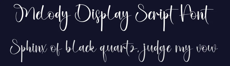 Melody Display Script Font by creativeletter — Script Handwritten Font — thumbnail 2