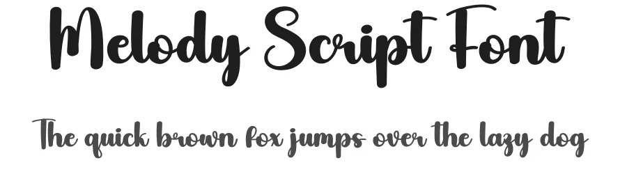 Melody Script Font by creativeletter — Script Handwritten Font