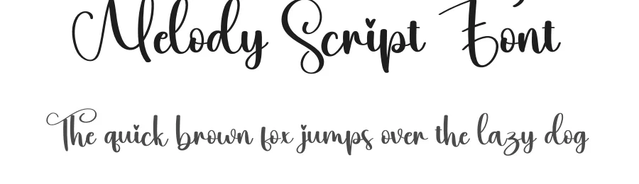 Melody Script Font by creativeletter — Script Handwritten Font