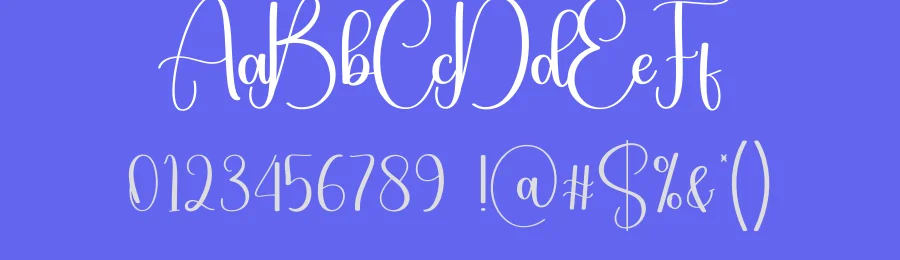 Melody Script Typeface by creativeletter — Script Handwritten Font — thumbnail 3