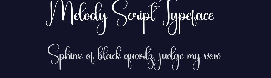 Melody Script Typeface by creativeletter — Script Handwritten Font — thumbnail 2