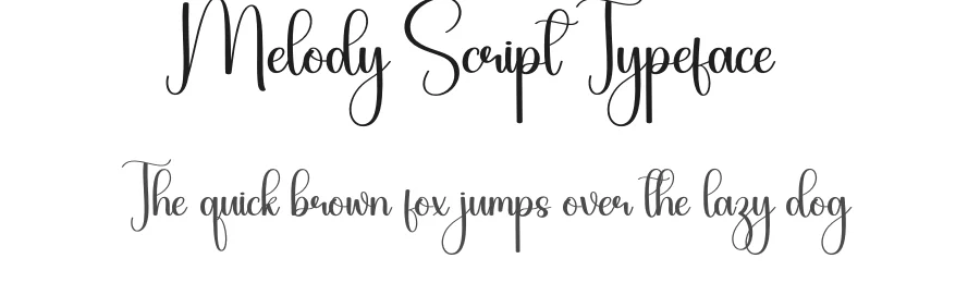 Melody Script Typeface by creativeletter — Script Handwritten Font