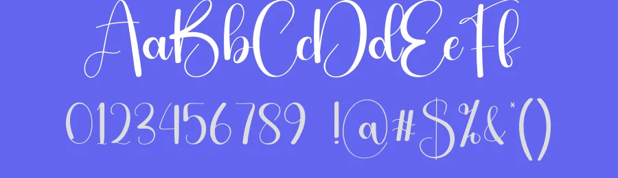Melody Script Typeface by Berkah Shop — Display Font — thumbnail 3