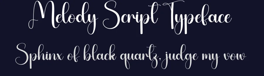 Melody Script Typeface by Berkah Shop — Display Font — thumbnail 2