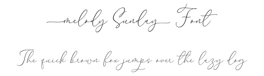 Melody Sunday Font by Subectype Studio — Script Handwritten Font