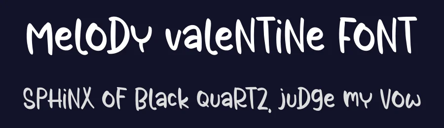Melody Valentine Font by sugiharto1790 — Display Font — thumbnail 2
