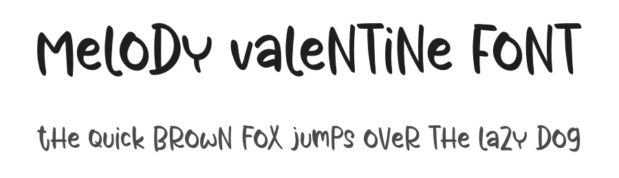 Melody Valentine Font by sugiharto1790 — Display Font