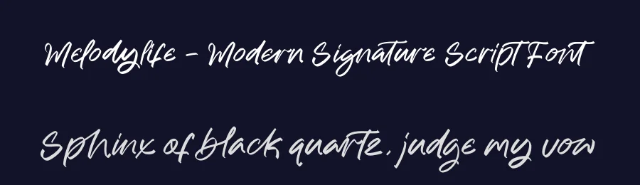 Melodylife – Modern Signature Script Font by stylishtype.co — Script Handwritten Font — thumbnail 2